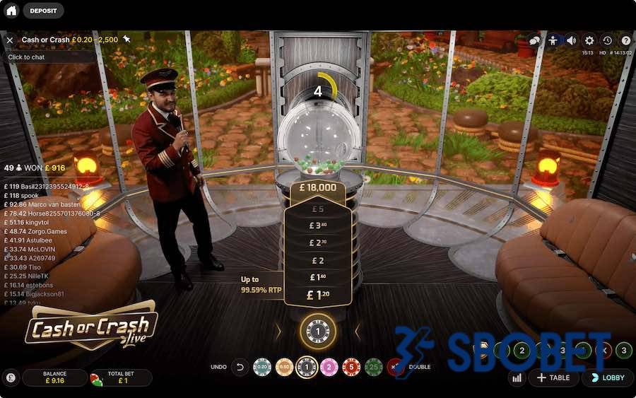 Người chơi nên ưu tiên chiến thuật cược công bằng khi chơi game Cash or Crash