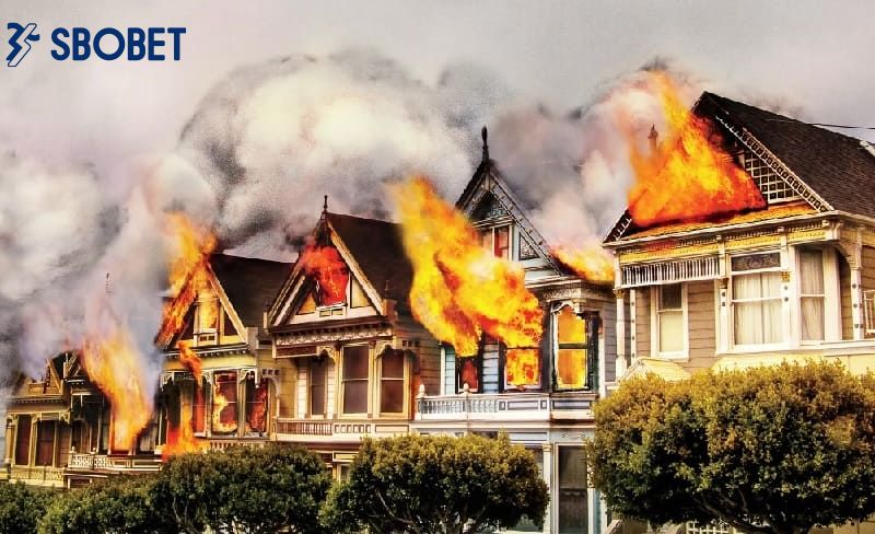 Mơ thấy lửa phát ra từ ngôi nhà bị cháy