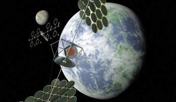 Space based solar power Solar panels in space