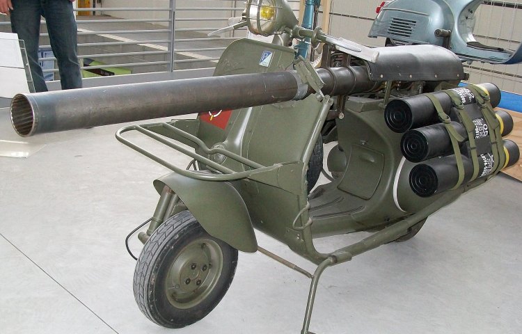 Go to War in Style with a 1950s Bazooka Vespa