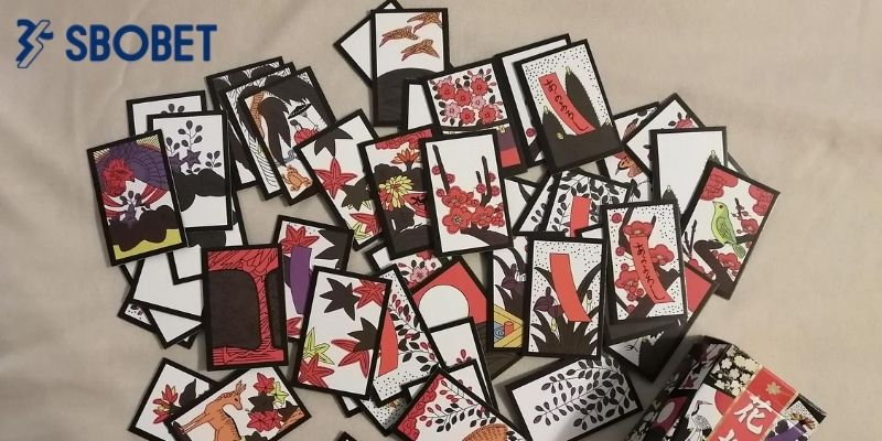 Bộ bài Hanafuda gồm 48 lá được chia thành 12 tháng