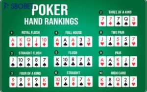 Xếp hạng hand poker là kỹ năng quan trọng người chơi cần có khi đánh poker